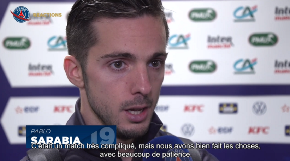 Lorient/PSG - Sarabia retient l'essentiel "nous sommes qualifiés, c'est ce qui compte"