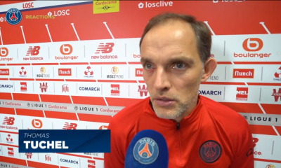 LOSC/PSG - Tuchel est "très heureux que nous ayons montré notre fait de gagner"