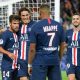 Bernat+Cavani+sarabia+mbappé célébration PSG