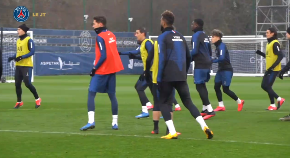 Les images du PSG ce vendredi : entraînement, zapping et NBA