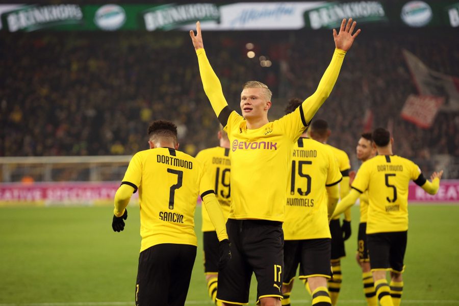 Dortmund s'impose encore avec un festival offensif et des buts de Håland