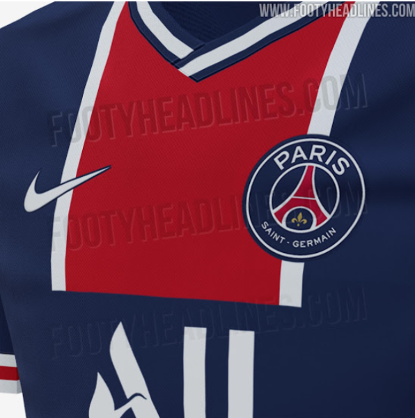 La tenue domicile du PSG pour la saison 2020-2021, du style de Daniel Hechter, annoncée par Footy Headlines