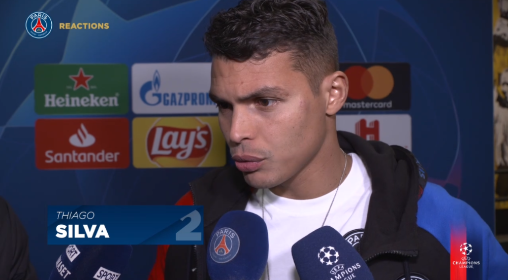 Dortmund/PSG - Thiago Silva souligne que la 2e mi-temps est meilleure et que "tout est possible"