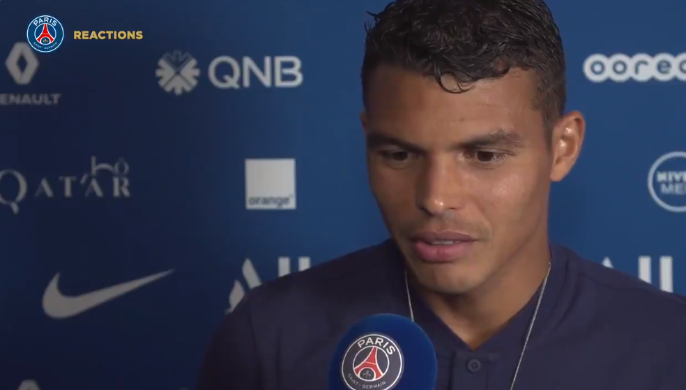 Thiago Silva "Cela resta dans mon cœur...J'espère que je pourrai partir par la grande porte."