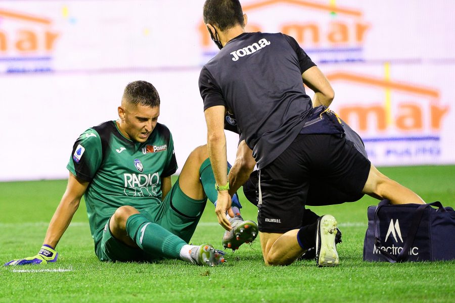 L'Atalanta s'incline contre l'Inter Milan et son gardien Gollini sort sur blessure