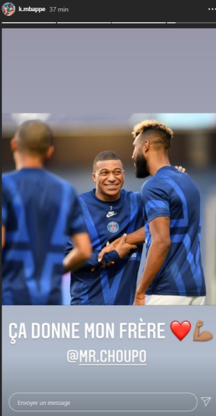 Mbappé fait ses adieux à Thiago Silva "une légende" et Choupo-Moting "un grand frère"