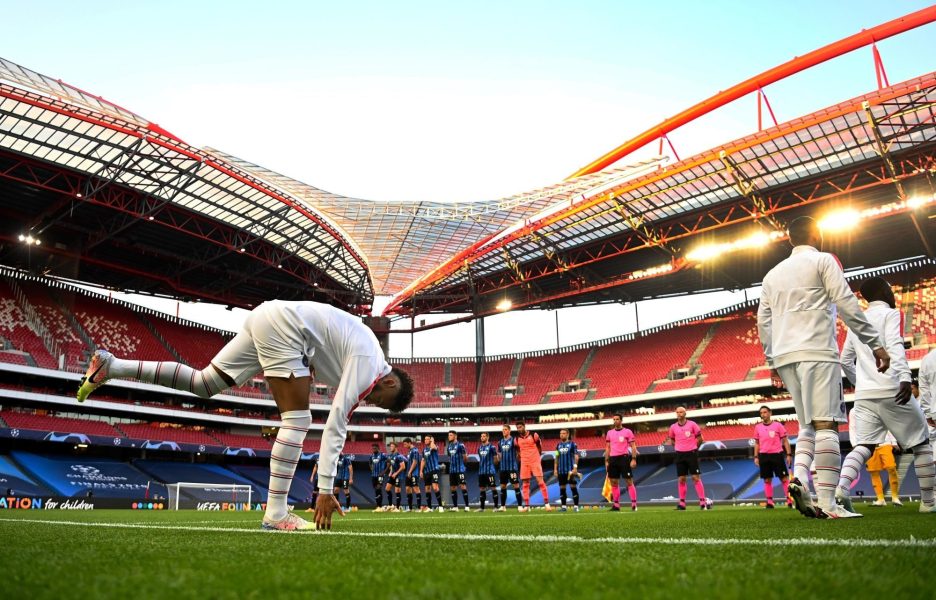 Leipzig/PSG - La pelouse du Stade de Luz préservée ce lundi