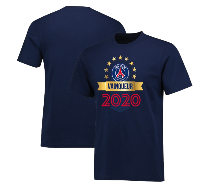 Le PSG met en vente des t-shirts "Vainqueur de la Coupe de la Ligue 2020"