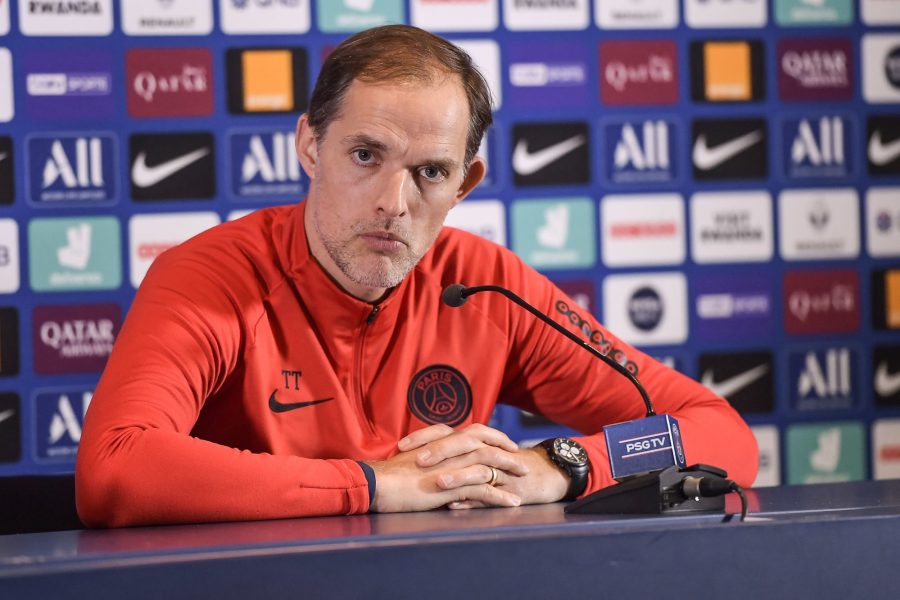 Atalanta/PSG - Tuchel groupe