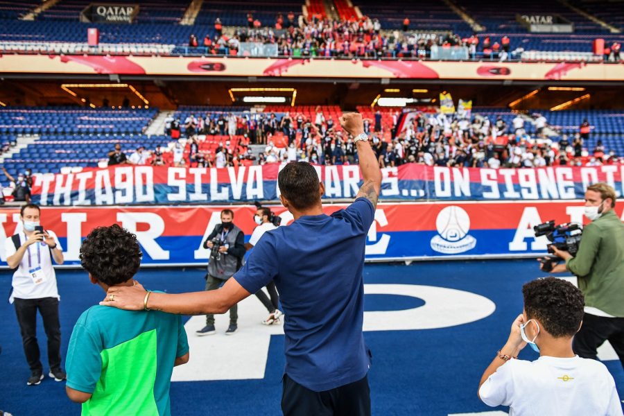 Thiago Silva est "triste de ne pas avoir pu saluer les supporters" du PSG 