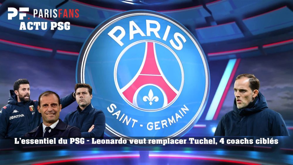 L'essentiel du PSG - Leonardo veut remplacer Tuchel, 4 coachs ciblés