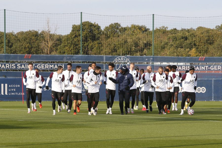 Les images du PSG ce lundi: Conférence de presse et préparation avant Manchester United