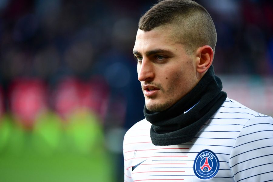 Marco Verratti a retrouvé le terrain ce mercredi, à l'écart du groupe