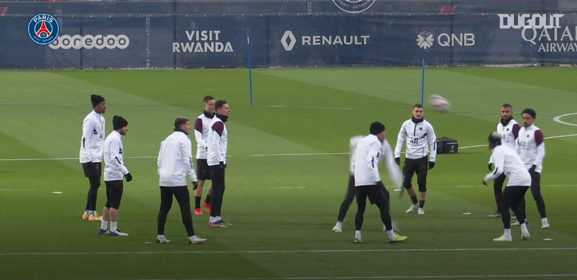 PSG/Istanbul - Retrouvez des extraits de l'entraînement pour préparer le match