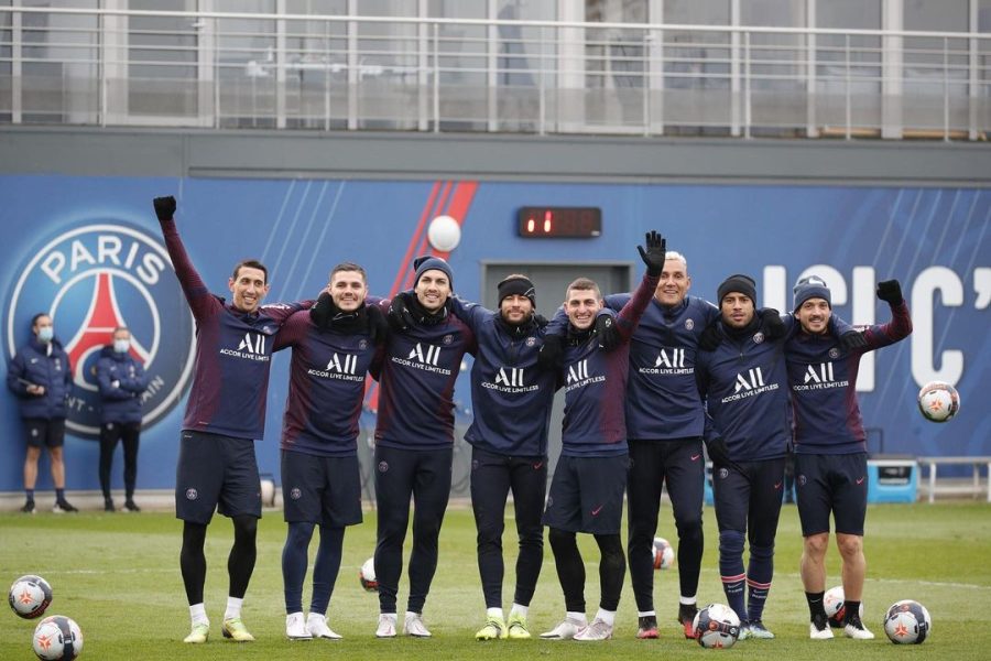 Equipe PSG entrainement