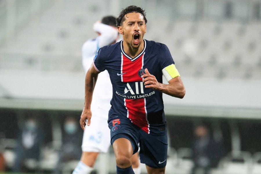 PSG/OM - Marquinhos élu de peu meilleur joueur par les supporters parisiens