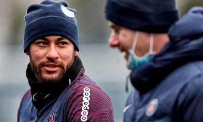 Neymar + Pochettino entrainement PSG