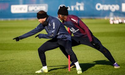 Neymar Kean entrainement psg