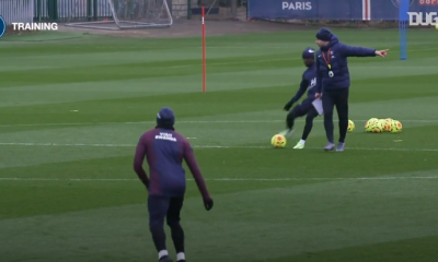 Saint-Etienne/PSG - Retrouvez des extraits du dernier entraînement des Parisiens