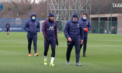 Retrouvez des extraits de l'entraînement de Neymar avec le PSG ce lundi