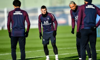 Verratti + Navas entrainement psg