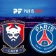 Caen/PSG - Le groupe caennais