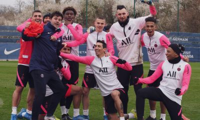 Entraînement équipe PSG