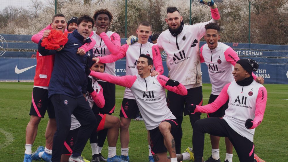 Entraînement équipe PSG