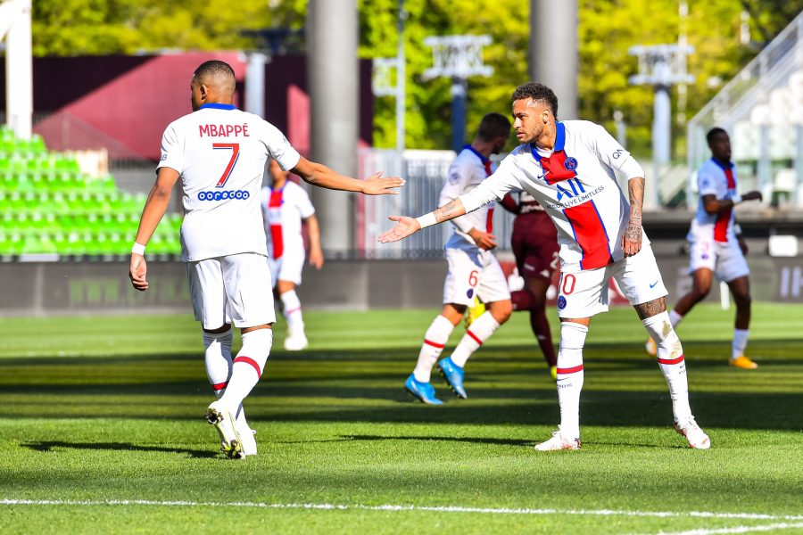 Mbappe + Neymar METZ/PSG