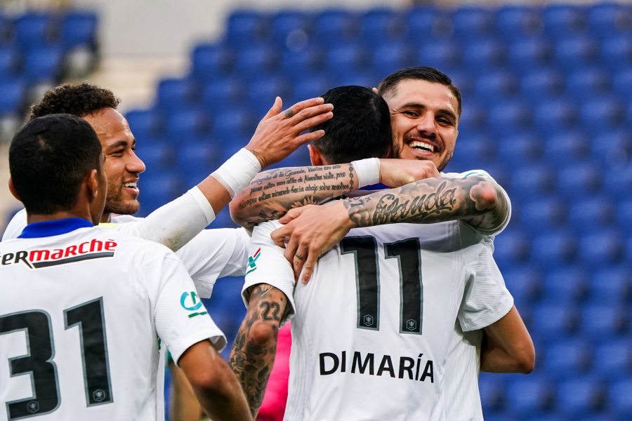 célébration victoire coupe de france