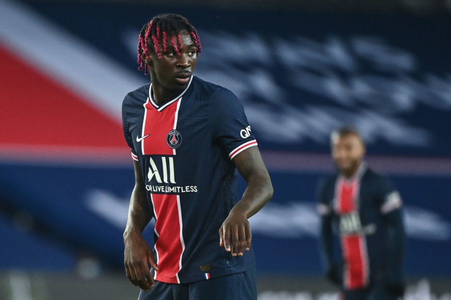 Kean est dans l'effectif du PSG sur la saison 2021-2022 sur son site officiel