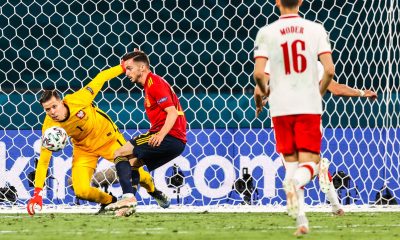 Sarabia a participé au match nul entre l'Espagne et la Pologne