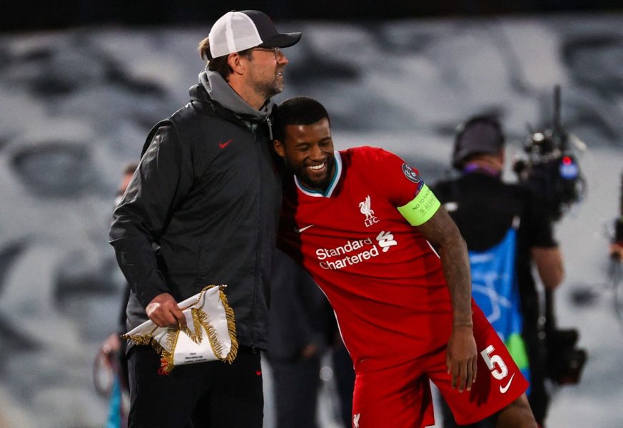 Wijnaldum est "le rêve d'un entraineur", affirme Klopp