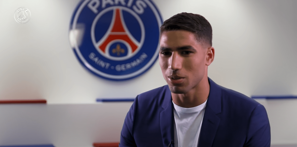 Hakimi évoque l'image du PSG, son profil, ses objectifs et Pochettino