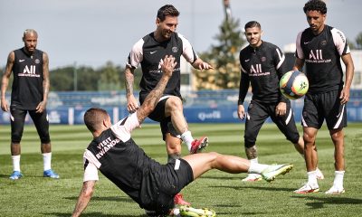 entrainement Messi PSG