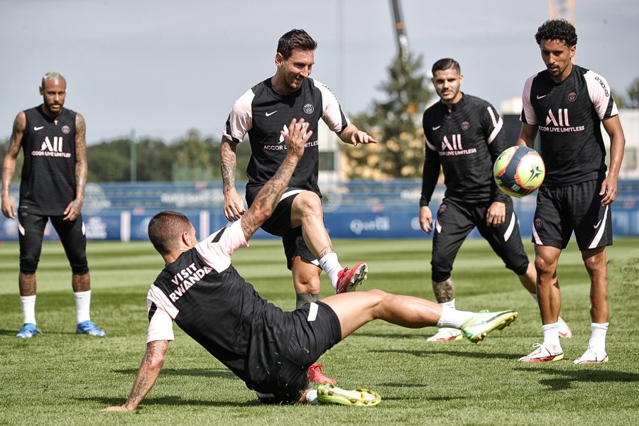 entrainement Messi PSG