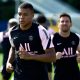 Mbappé + Messi training PSG