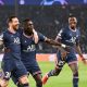 Messi + Gueye + Mendes célébration PSG/City