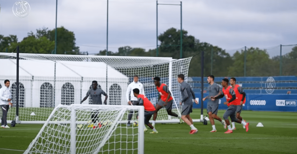 PSG/Montpellier - Retrouvez des extraits de l'entraînement des Parisiens