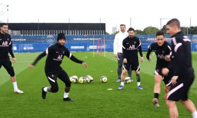 Rennes/PSG - Retrouvez des extraits de l'entraînement des Parisiens