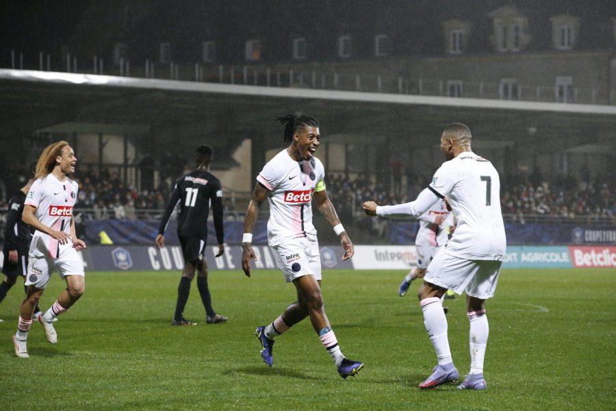 Kimpembe/Mbappe buteurs Vannes/PsG