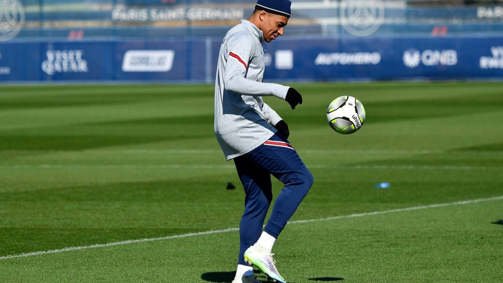 Mbappé entrainement PSG