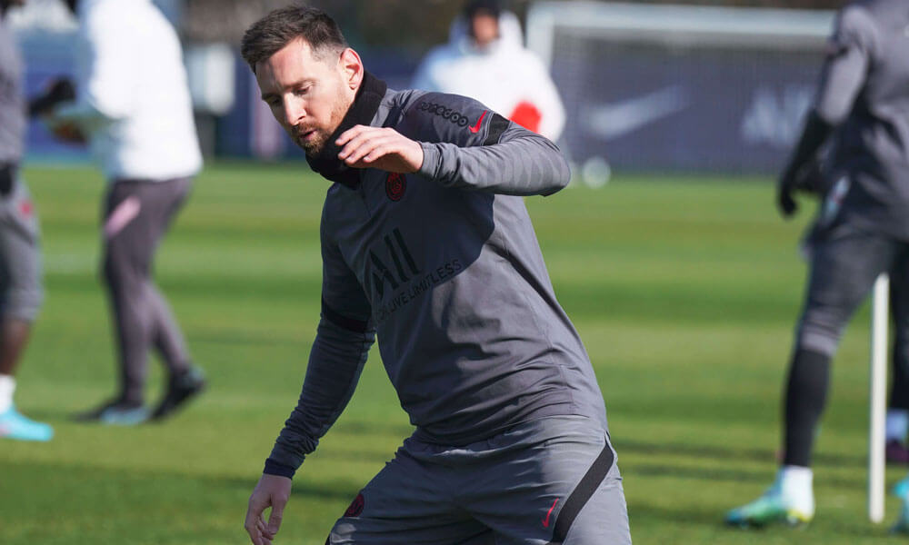 Messi entraînement PSG