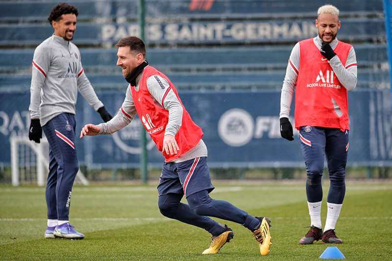 marquinhos + messi + Neymar