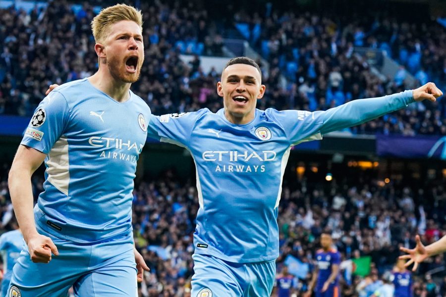 De Bruyne celebration champions league