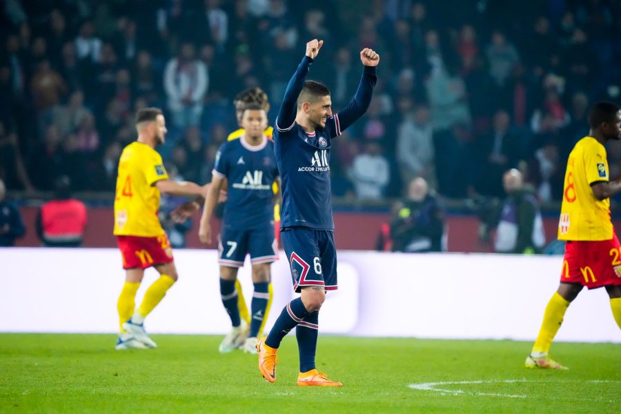 PSG/Lens - Verratti nouveau recordman de titres en Ligue 1