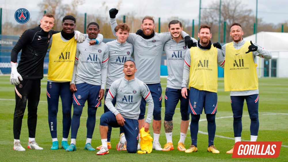 entraînement psg