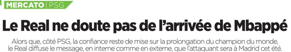 Revue de presse : Paris se cherche un entraîneur, Mbappé voit double, le Real Madrid est confiant  