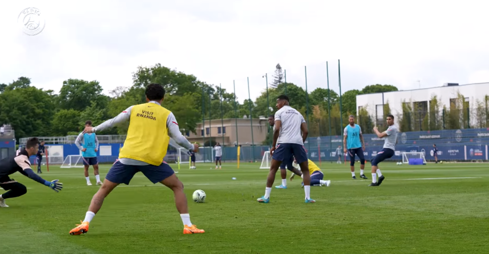 PSG/Troyes - Revivez des extraits de l'entraînement parisien