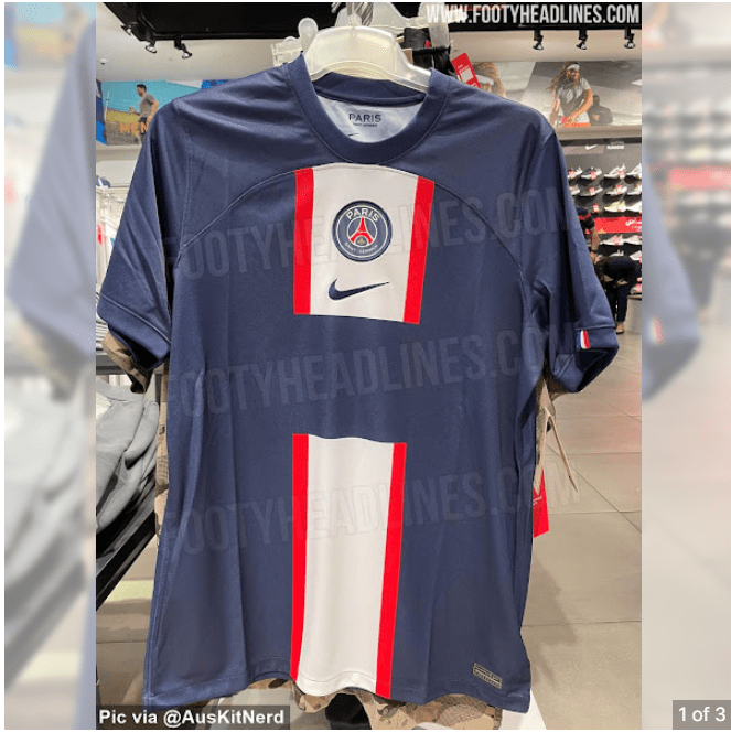 Des images du maillot domicile 2022-2023 du PSG fuitent !